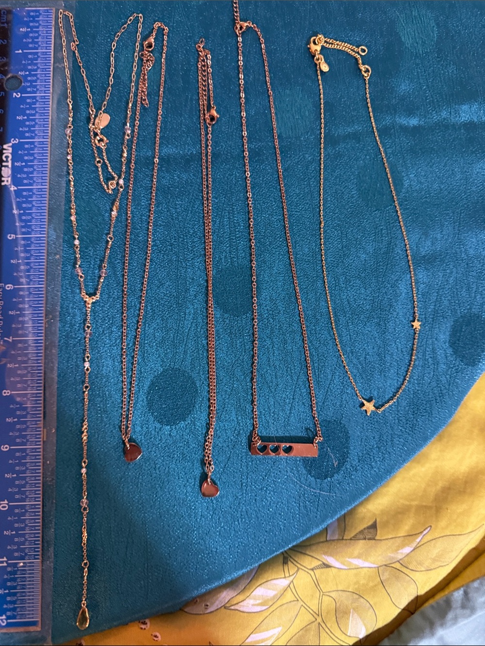 Delicate Gold-Tone Layered Necklace Set - Women Jewelry